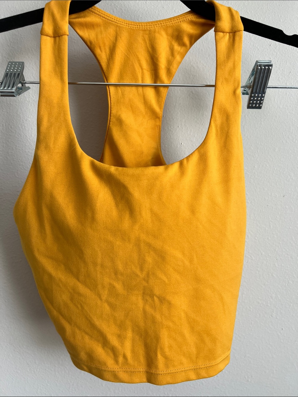 PARAGON Golden Yellow Racerback Crop Top